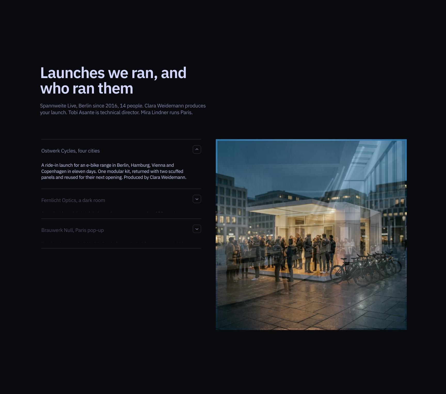 Team Credentials and Past Launch Experience