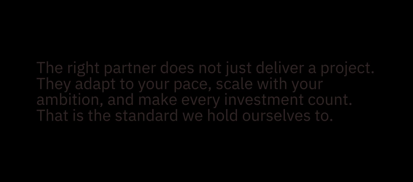 Partnership Values and Client Commitment Statement
