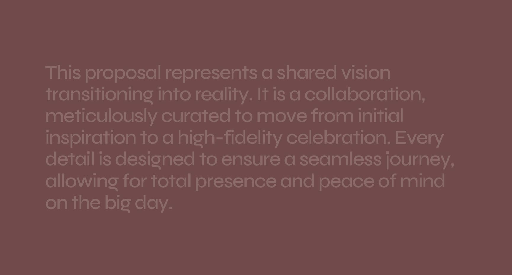 Collaborative Vision & Planning Philosophy