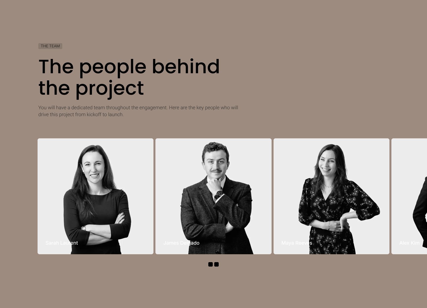 Dedicated Team Introduction with Key Stakeholders