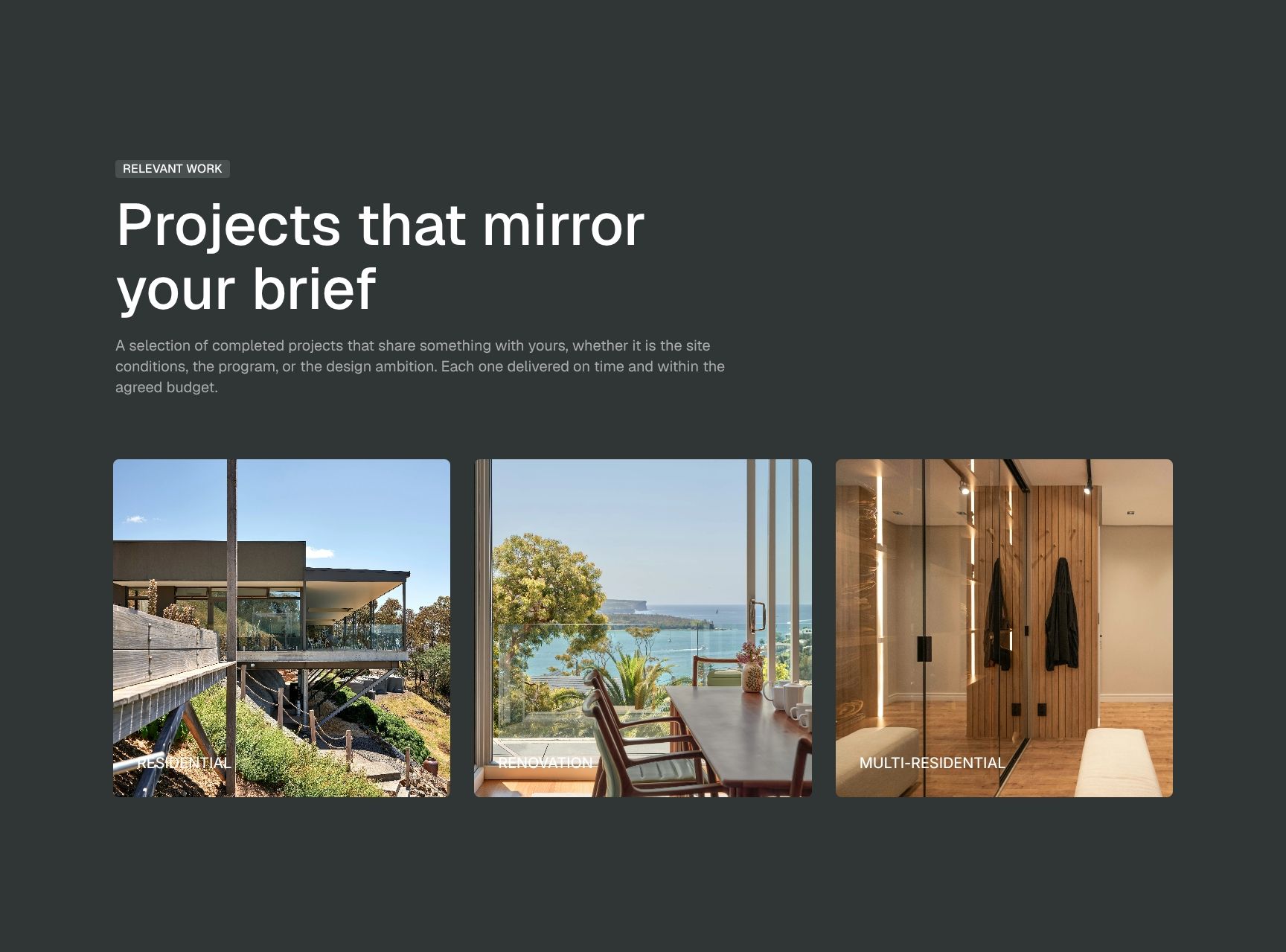 Relevant Portfolio & Case Studies