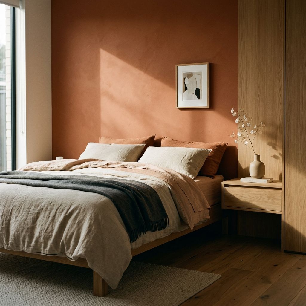 Bedroom styled on install day