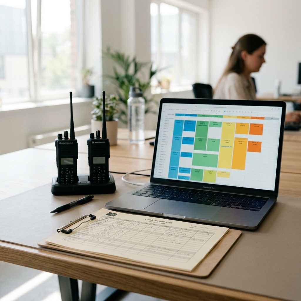 Production office desk