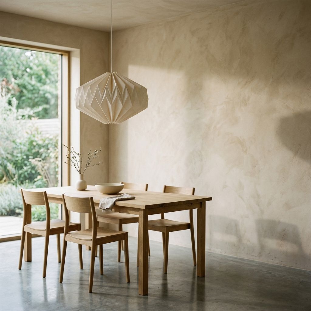 Dining room studied in 3D before ordering