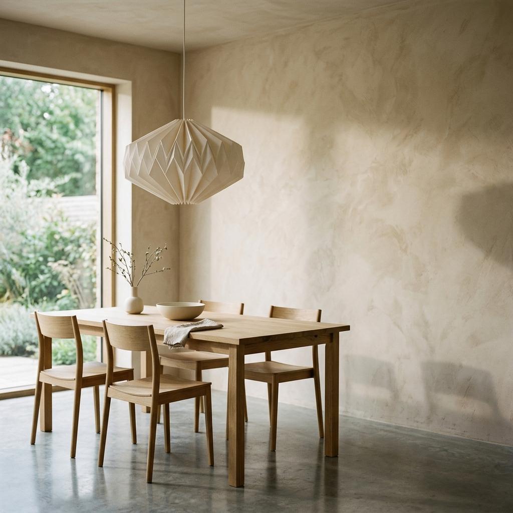 Dining room studied in 3D before ordering