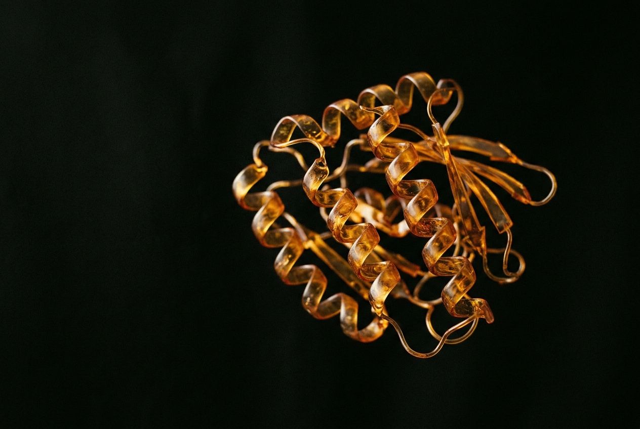 Protein ribbon render