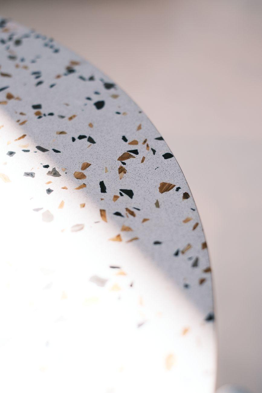 Terrazzo floor in the entry