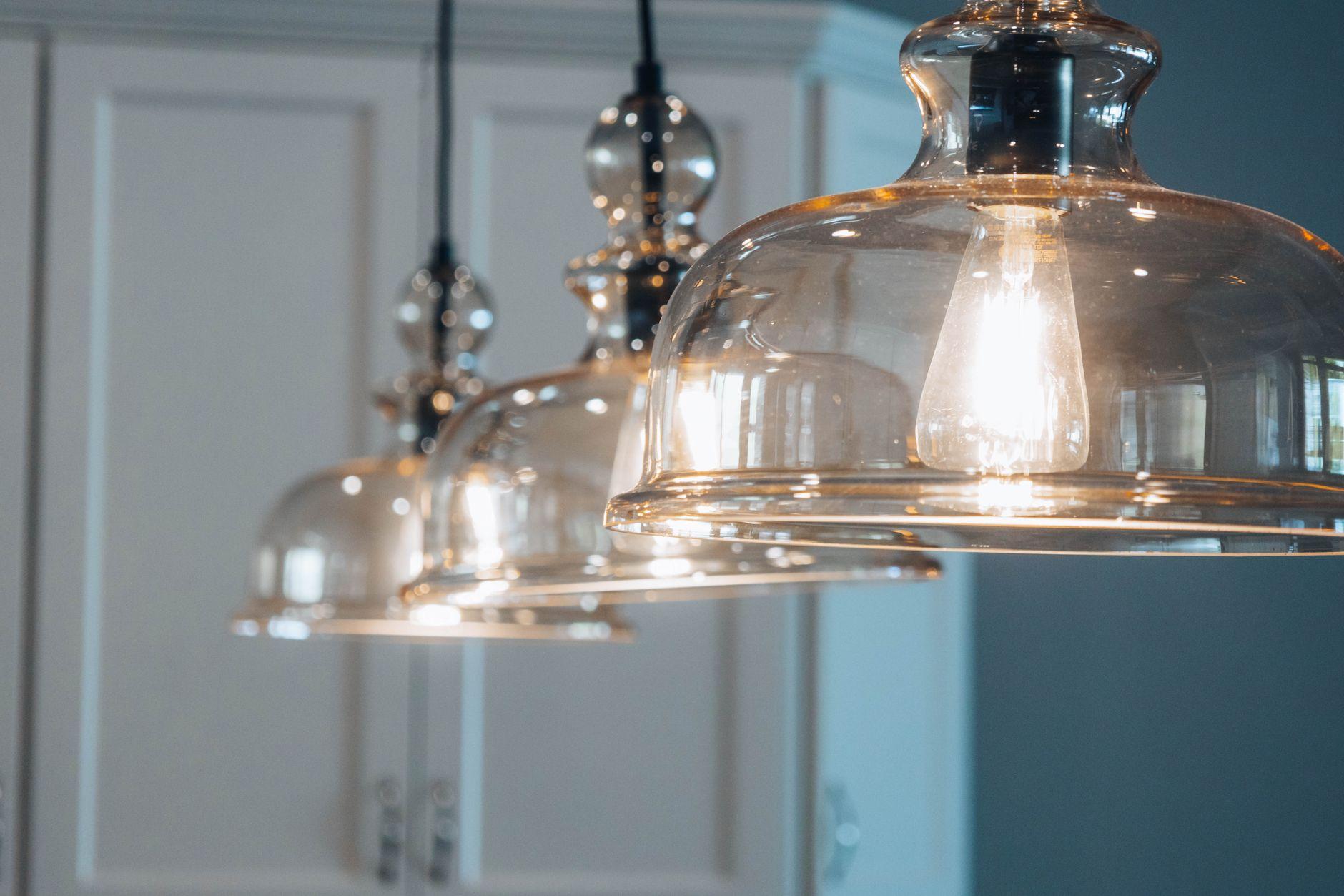 Warm pendant lighting