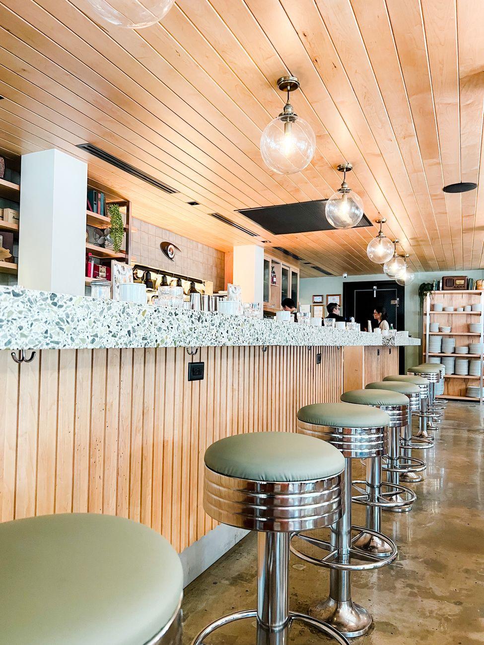 Terrazzo bar counter