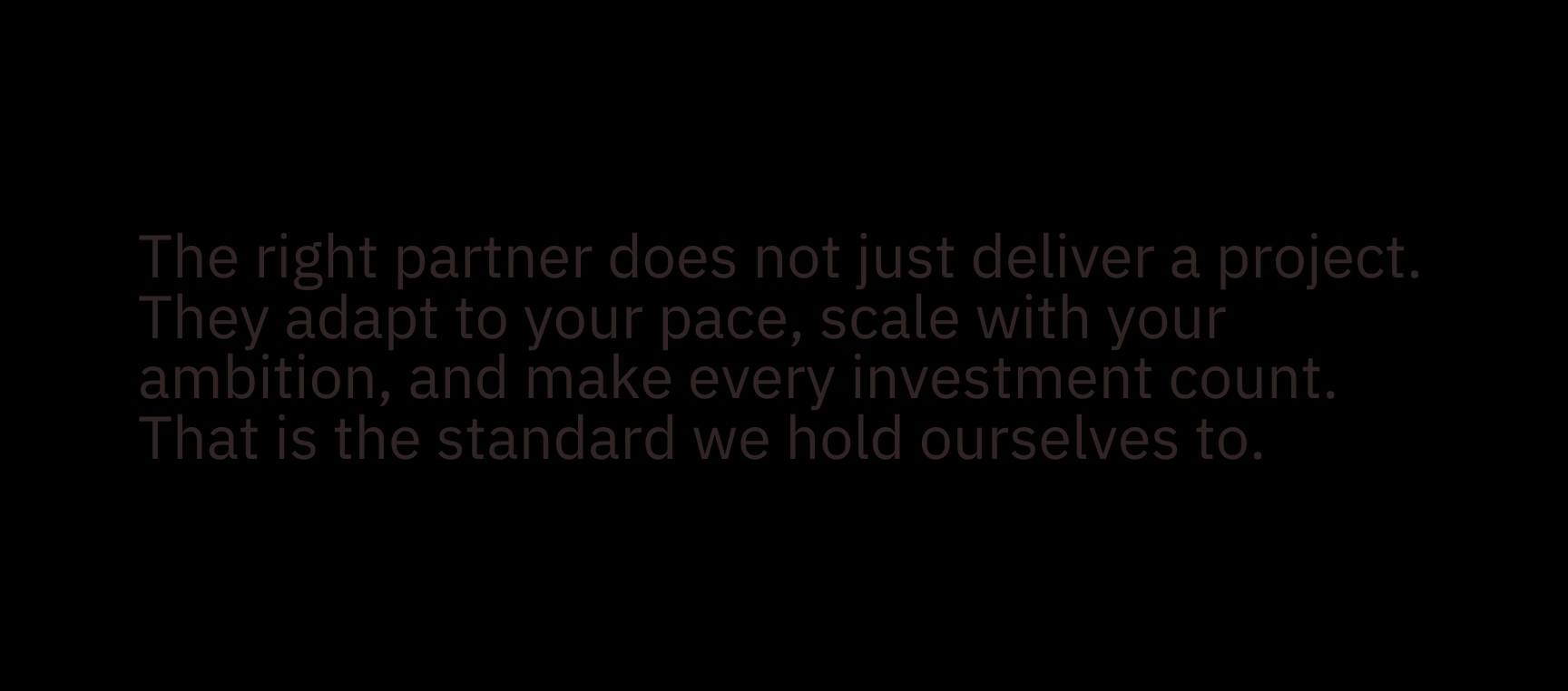 Partnership Values and Client Commitment Statement
